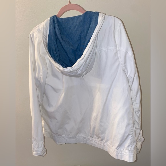 Forever 21 White hoodie jacket - Picture 2 of 4